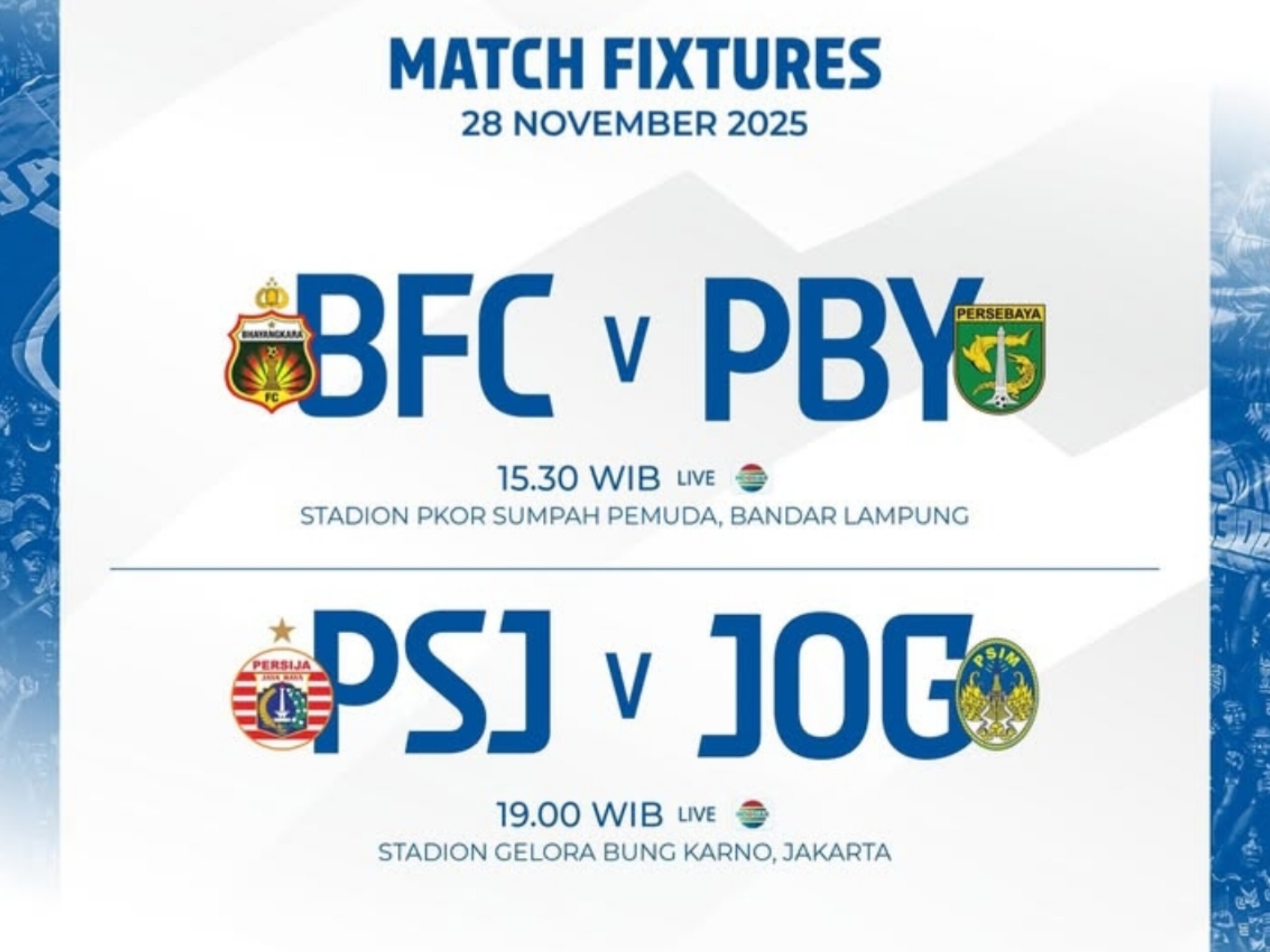 Panaskan Jumat Malam: Bhayangkara FC Hadapi Persebaya, Persija Tantang PSIM Jogja